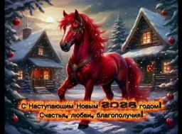 С наступающим Новым 2026 годом!