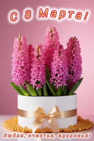 С Международным женским днём!